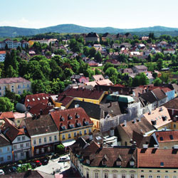 Melk, a city in europe visited by Newman students on their Europe by rail study abroad trip