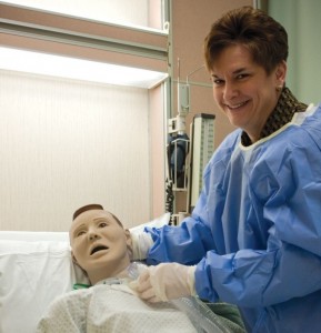 Bernadette Fetterolf, Ph.D., RN, CNS, Director of the School of Nursing and Allied Health