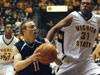 Newman guard Jake Darby against WSU center/forward J.T. Durley