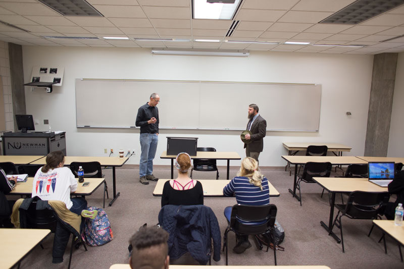 Dr. Kelly McFall (left) and Dr. Matthew Umbarger (right)