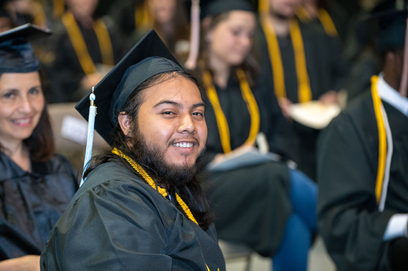 Irwin Torres at Newman Graduation