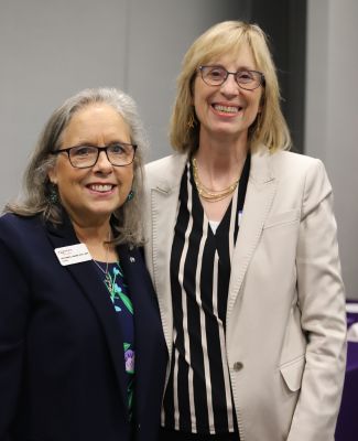 Jagger and superintendent of Catholic schools Janet Eaton