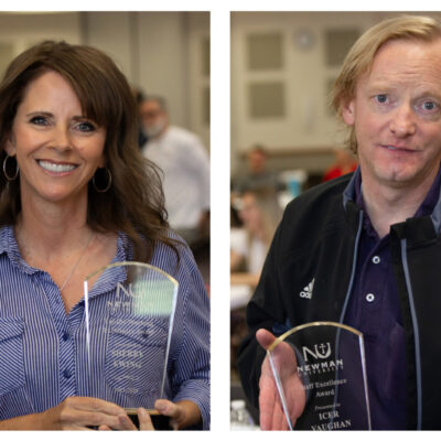 Sherry Ewing and Icer Vaughan receive Faculty Excellence Awards