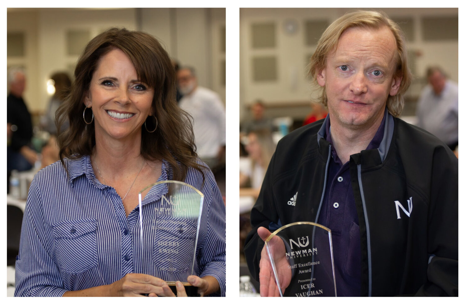 Sherry Ewing and Icer Vaughan receive Faculty Excellence Awards