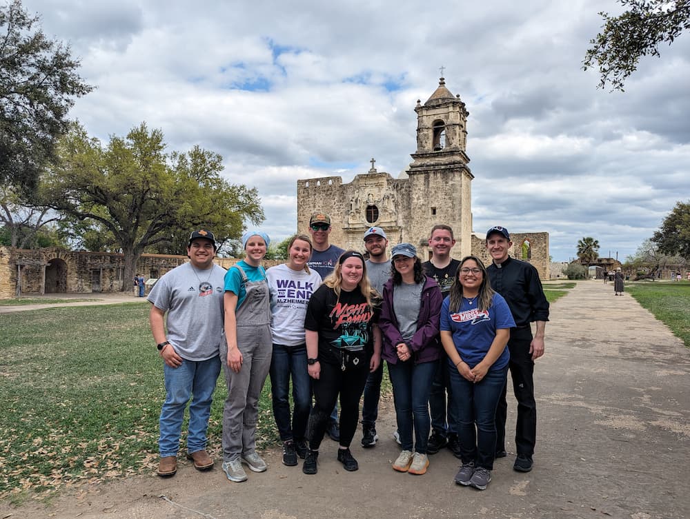  Campus Ministry crew in San Antonio