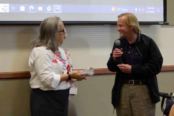 Vaughan shares his gratitude to his nominators at Newman University.