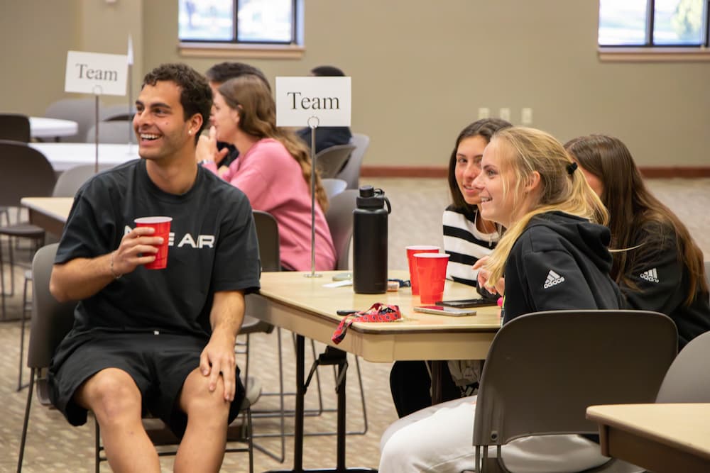 Students participate in Giving Day activities.