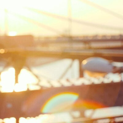 A young woman looking into the distance.
